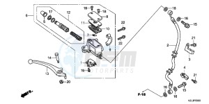 NSC110WHB drawing FR. BRAKE MASTER CYLINDER