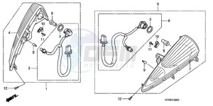 SH300A9 Europe Direct - (ED / ABS) drawing FRONT WINKER