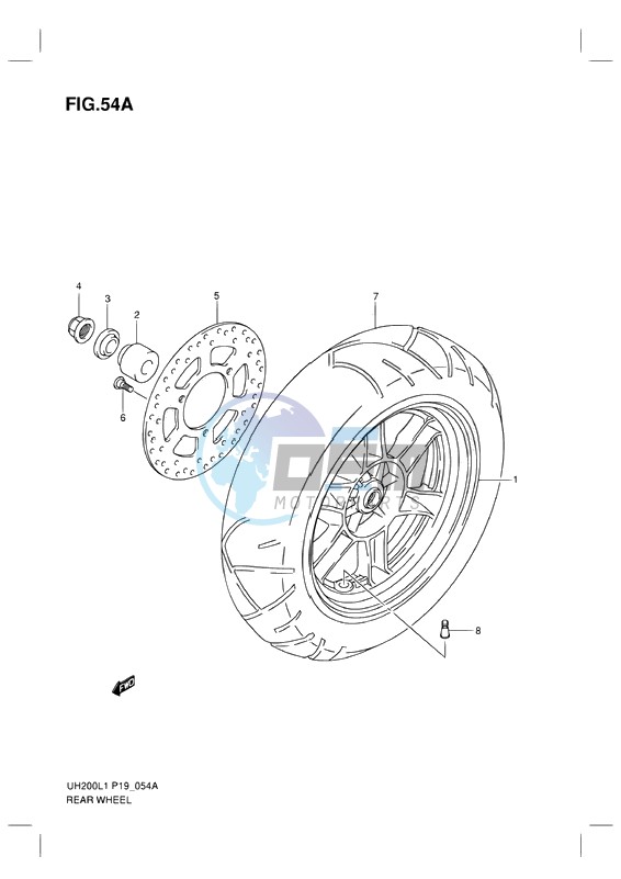 REAR WHEEL (EXECUTIVE MODEL)