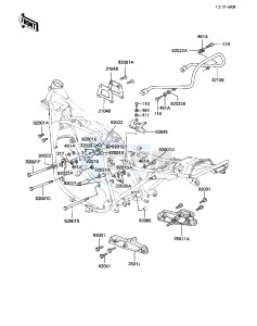 KZ 1000 K [LTD] (K1-K2) [LTD] drawing FRAME FITTINGS