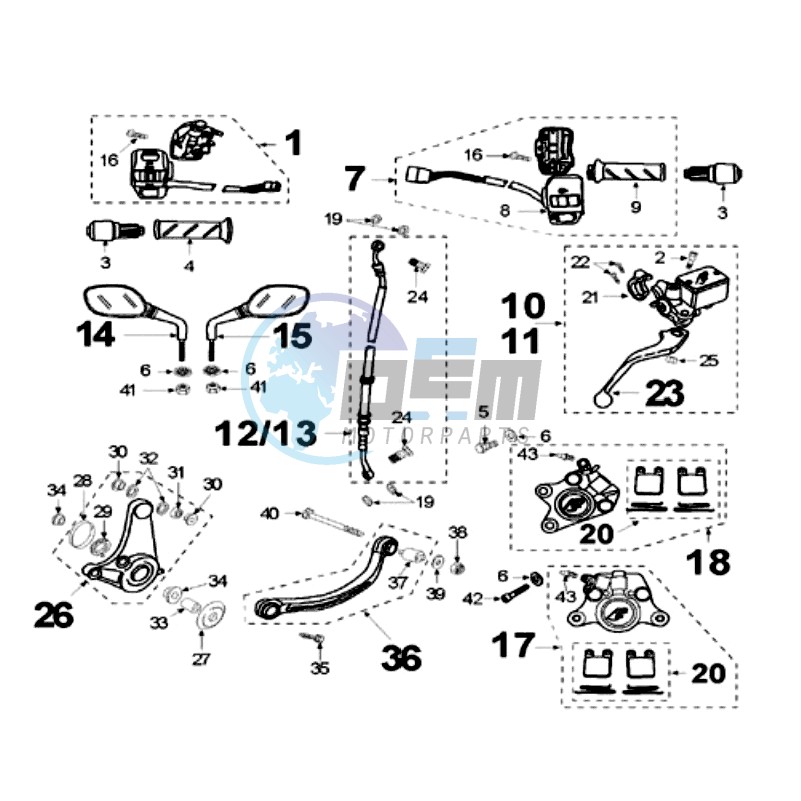 BRAKE CALIPER * AJP*