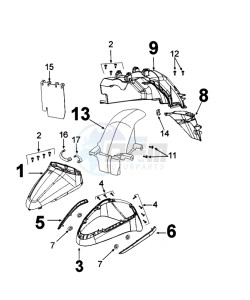 DJANGO 50 4TYA O drawing MUDGUARD