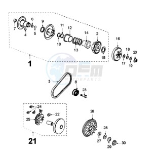 SAT400 drawing CLUTCH