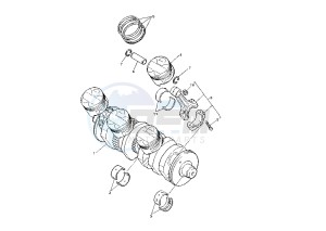 YZF R THUNDER ACE 1000 drawing CRANKSHAFT PISTON