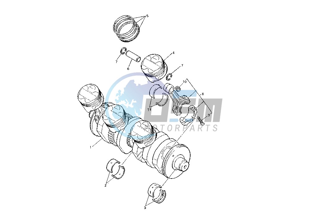 CRANKSHAFT PISTON