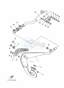 DT125 (3TTV) drawing EXHAUST