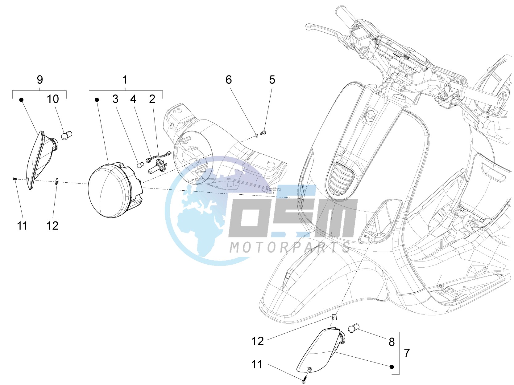 Head lights - Turn signal lamps