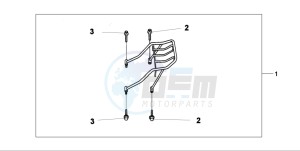 CMX250C REBEL drawing REAR CARRIER