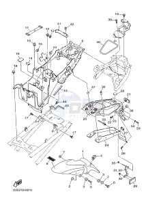 XJ6N 600 XJ6-N (NAKED) (20SK) drawing FENDER