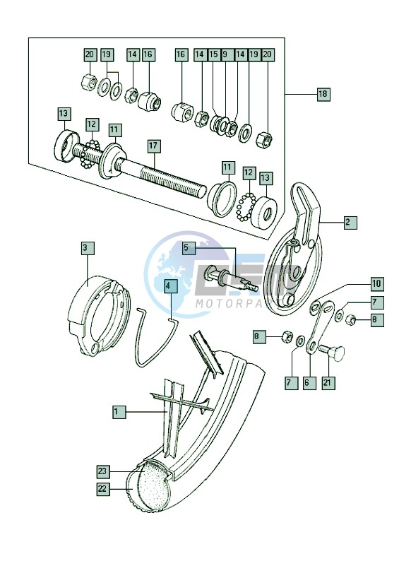 Front wheel-alu IV