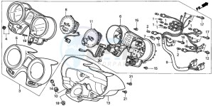 CB1100SF drawing METER