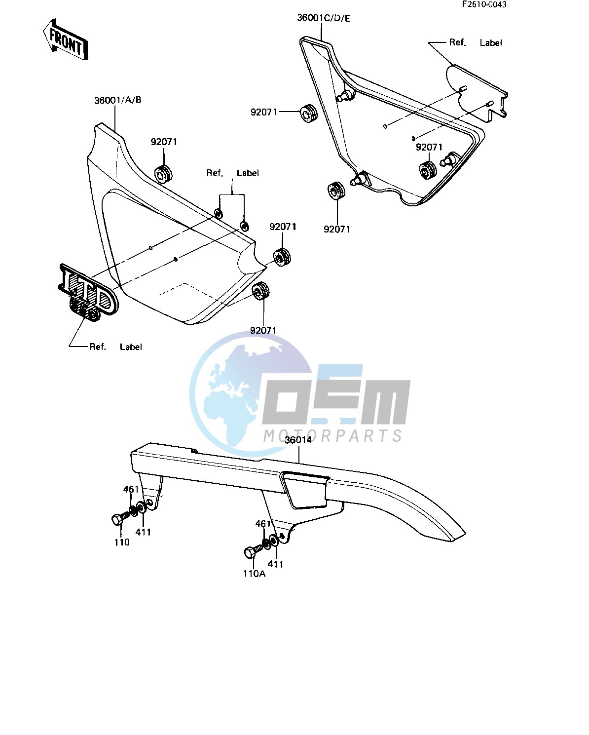 SIDE COVERS_CHAIN COVER -- 82-83 C3_C4- -