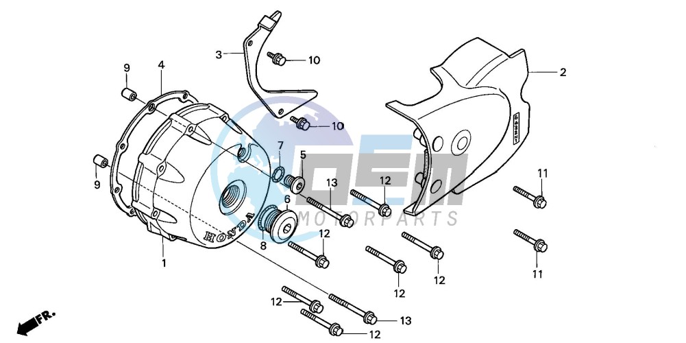 LEFT CRANKCASE COVER