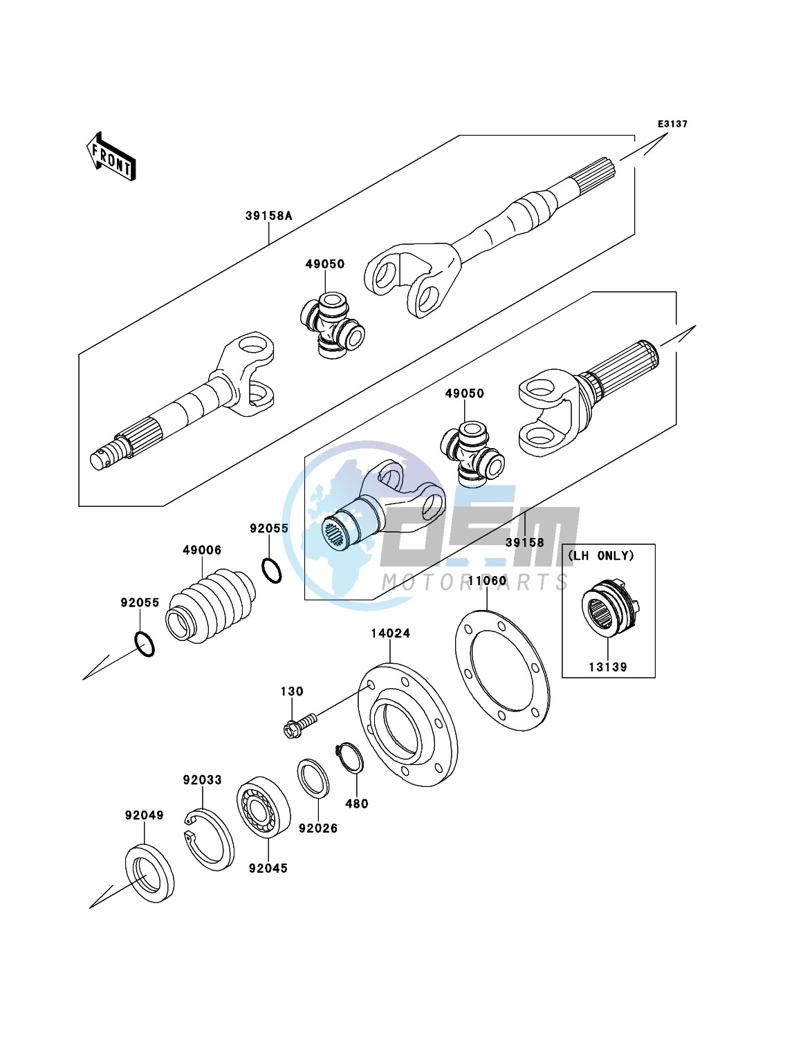 Drive Shaft-Rear