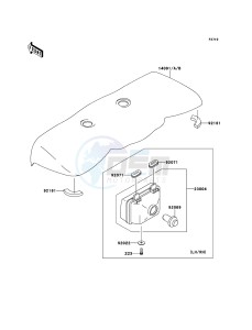 KVF360 4x4 KVF360ACF EU GB drawing Headlight(s)