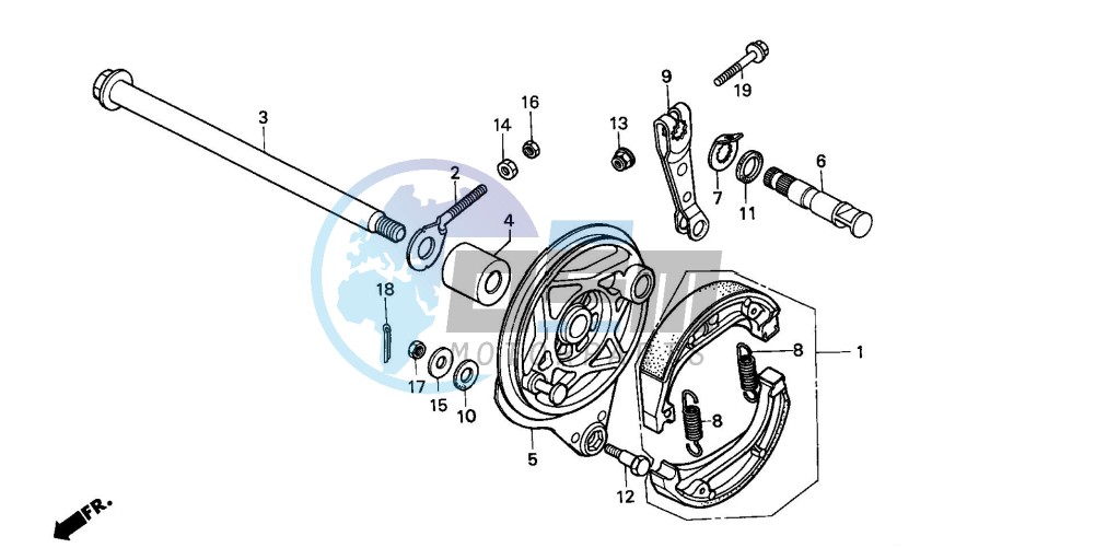 REAR BRAKE PANEL