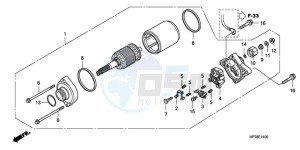 TRX420FAA Europe Direct - (ED) drawing STARTING MOTOR