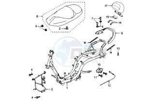 ELYSEO - 100 cc drawing FRAME ROLAND GARROS