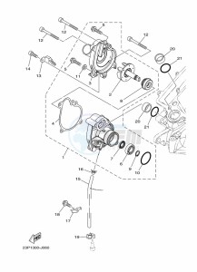 XT1200ZE XT1200ZE SUPER TENERE ABS (BP9C) drawing WATER PUMP