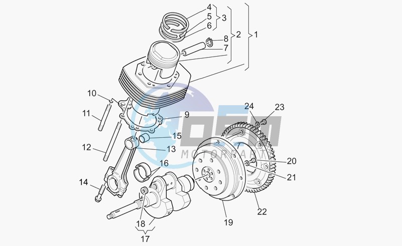 Crankshaft cpl.