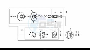 CRUISYM 300 (LV30W1Z1-EU) (L9) drawing DRIVE PLATE ASSY.