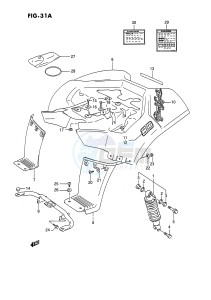 LT80 (P28) drawing REAR FENDER (MODEL L)