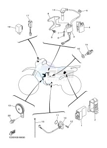 WR450F (1DXD 1DXB 1DXC 1DXE) drawing ELECTRICAL 1