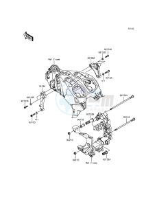 1400GTR ABS ZG1400EGF FR GB XX (EU ME A(FRICA) drawing Engine Mount