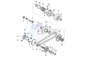 BW'S NAKED 50 drawing CLUTCH