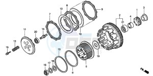 CB900F 919 drawing CLUTCH