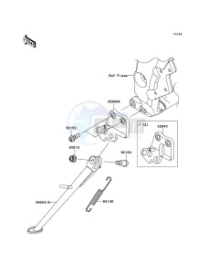 VERSYS_1000 KLZ1000ADF FR GB XX (EU ME A(FRICA) drawing Stand(s)