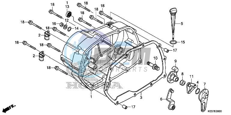 RIGHT CRANKCASE COVER