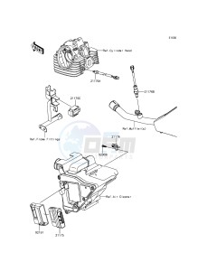 KLX125 KLX125CEF XX (EU ME A(FRICA) drawing Fuel Injection