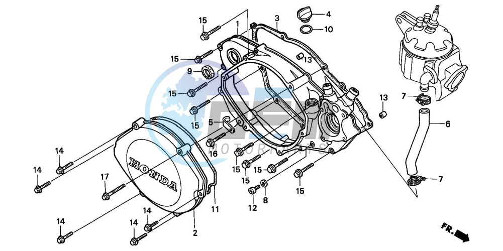 RIGHT CRANKCASE COVER