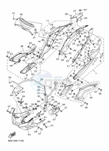 MT-25 MTN250-A (B2E2) drawing SIDE COVER