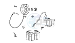 SENDA R DRD X-TREME - 50 CC 2T EURO2 drawing GENERATOR