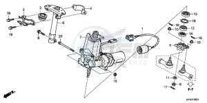 TRX420FPED TRX420 Europe Direct - (ED) drawing STEERING SHAFT (EPS)