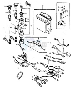 KLT 250 P [POLICE] (P1) [POLICE] drawing CHASSIS ELECTRICAL EQUIPMENT