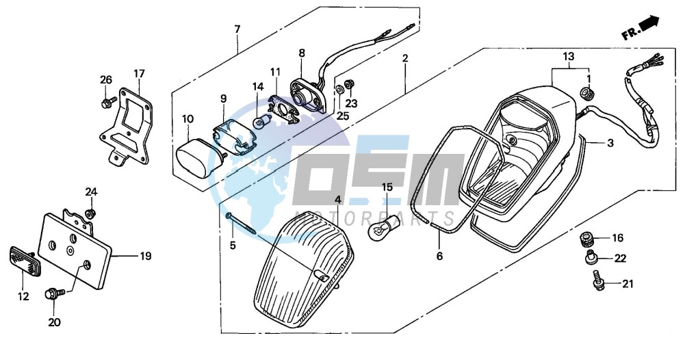 TAILLIGHT (BR/E/ED/EK/F/KO/U)