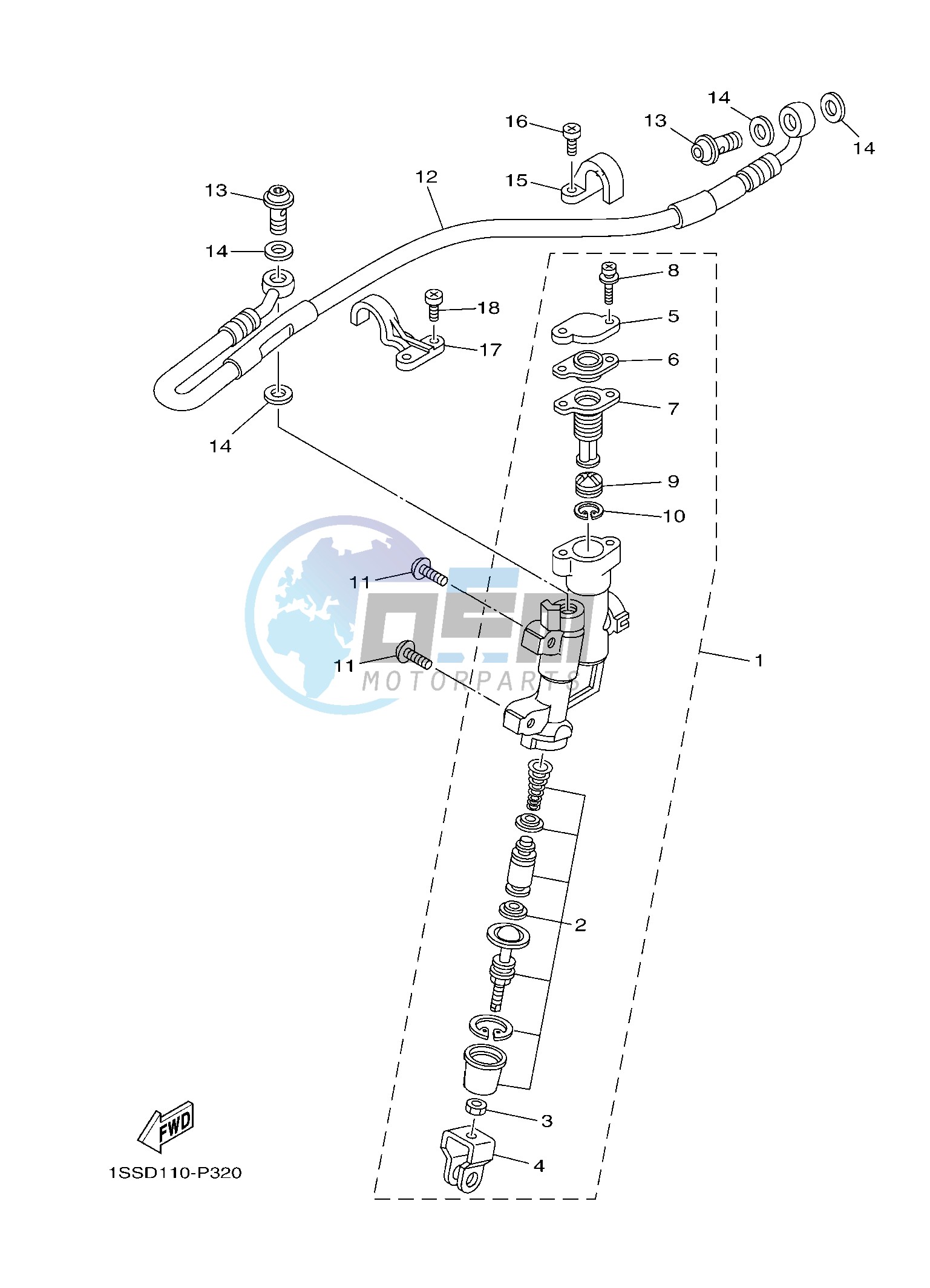 REAR MASTER CYLINDER