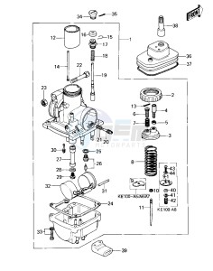 KE 100 A [KE100] (A9-A10) [KE100] drawing CARBURETOR -- KE100-A5_A6_A7_A8- -