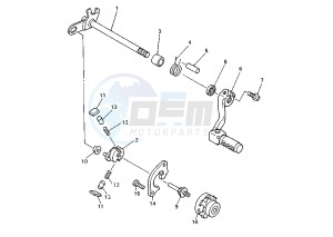 WR F 400 drawing SHIFT SHAFT