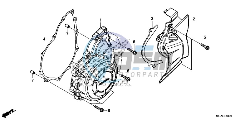 A.C. GENERATOR COVER