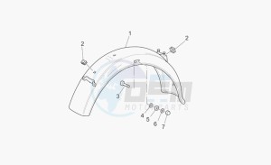 California 1100 Vintage Vintage drawing Rear mudguard