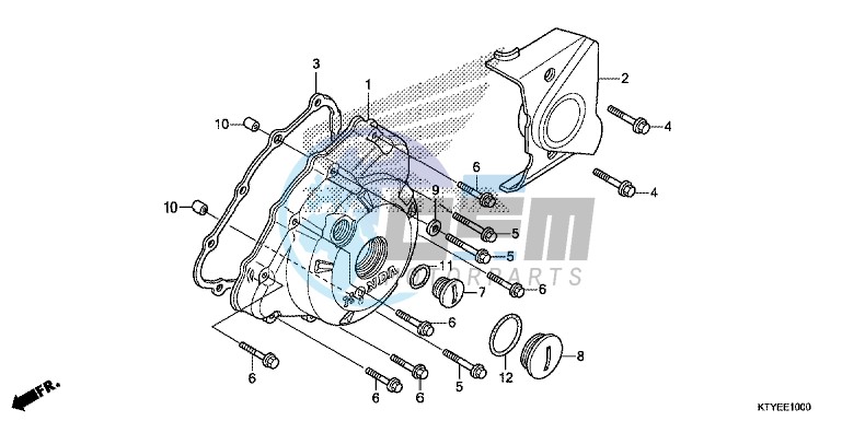 LEFT CRANKCASE COVER