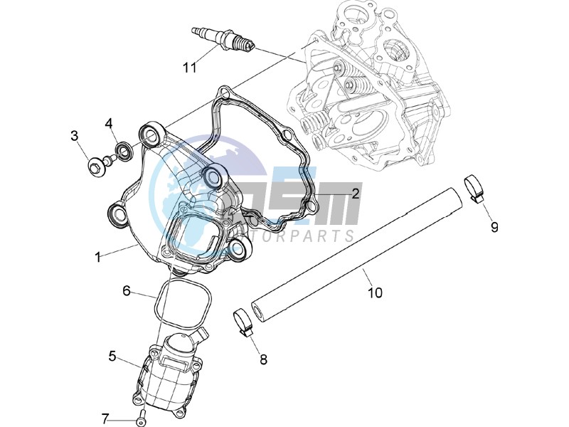 Cylinder head cover