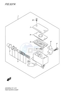 GSX-250 RA drawing FRONT MASTER CYLINDER