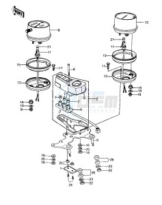 KZ 250 D [KZ250] (D1) [KZ250] drawing METERS -- 80 D1- -