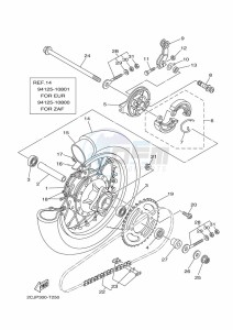 TT-R50E (BEG3) drawing REAR WHEEL