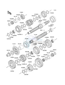 ZR 1000 A [Z1000] (A1-A3) drawing TRANSMISSION